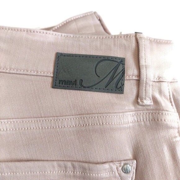 Mavi TESS High Rise Skinny Denim Jeans Womens 27 X 27 Pants Pink Sample - Picture 6 of 7